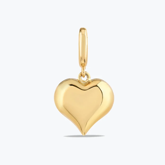 bomb kalp charm 1 bomb kalp charm – 14 Ayar Altın, Sarı renk, 1.14 g