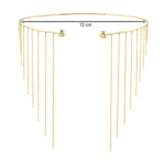 14 Ayar Sarı Altın Diva 3 Choker