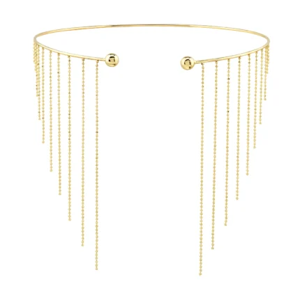 14 Ayar Sarı Altın Diva 3 Choker