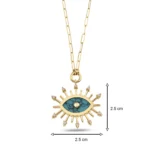 Altın Vintage Big Sun Kolye 3 14 Ayar Sarı Altın Vintage Big Sun Kolye