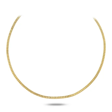14 Ayar Sarı Altın Zincir Minicool Choker