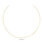 Çubuk Zincir Choker 2 14 Ayar Sarı Altın Çubuk Zincir Choker