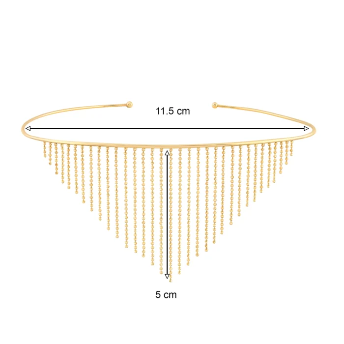 14 Ayar Sarı Altın Diva 2 Choker