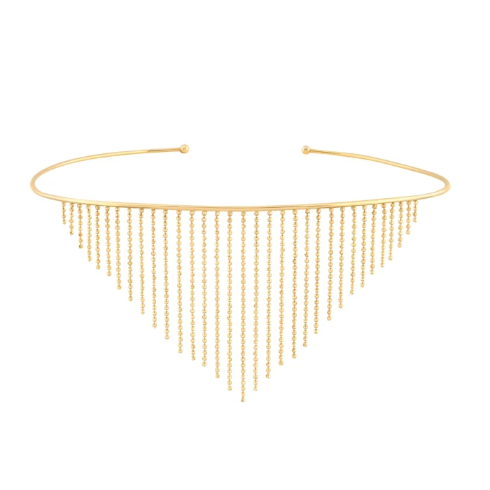 14 Ayar Sarı Altın Diva 2 Choker