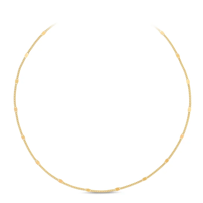 Ezme Forse Choker 1 14 Ayar Sarı Altın Ezme Forse Choker
