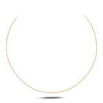 14 Ayar Sarı Altın Forse Choker