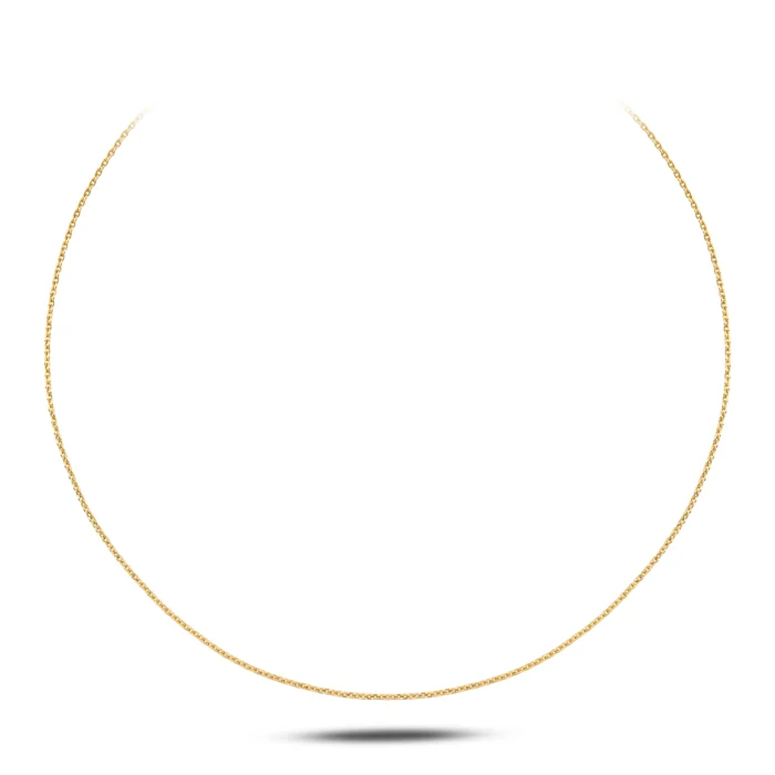 14 Ayar Sarı Altın Forse Choker