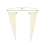 Işıltılı Zincir Diva Choker 6 14 Ayar Sarı Altın Işıltılı Zincir Diva Choker