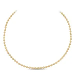 14 Ayar Sarı Altın Ultra Minimal Top Choker