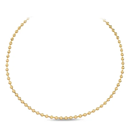 14 Ayar Sarı Altın Ultra Minimal Top Choker