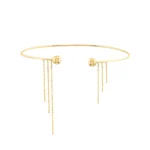 Venüs Tel Choker 2 14 Ayar Sarı Altın Venüs Tel Choker