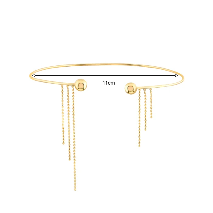 14 Ayar Sarı Altın Venüs Tel Choker
