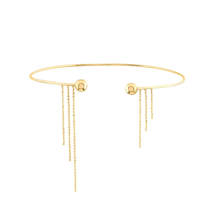 Venüs Tel Choker 1 14 Ayar Sarı Altın Venüs Tel Choker